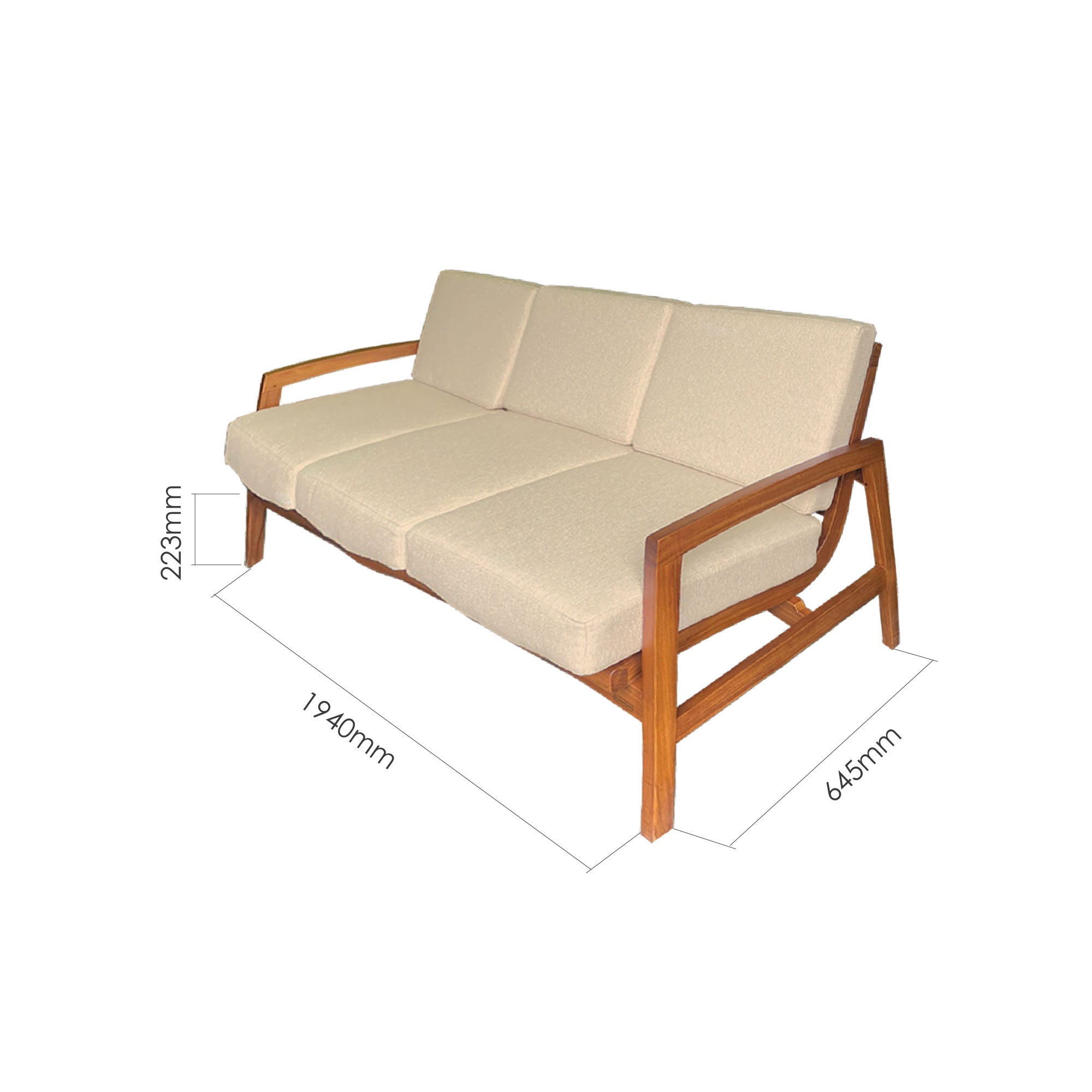 KESA SOFA 3 SEATER