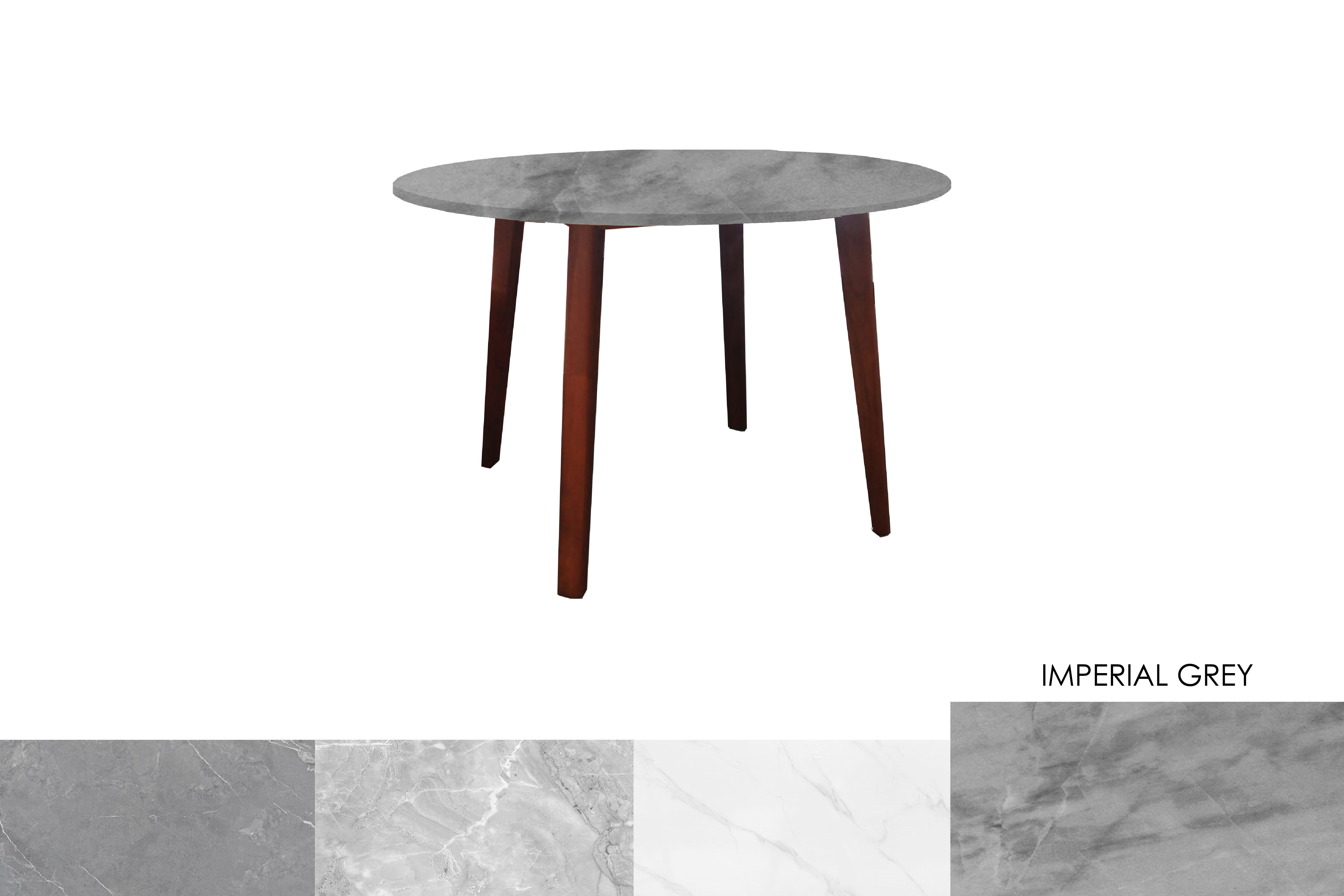 NORDSTEN 110CM SINTERED STONE ROUND DINING TABLE