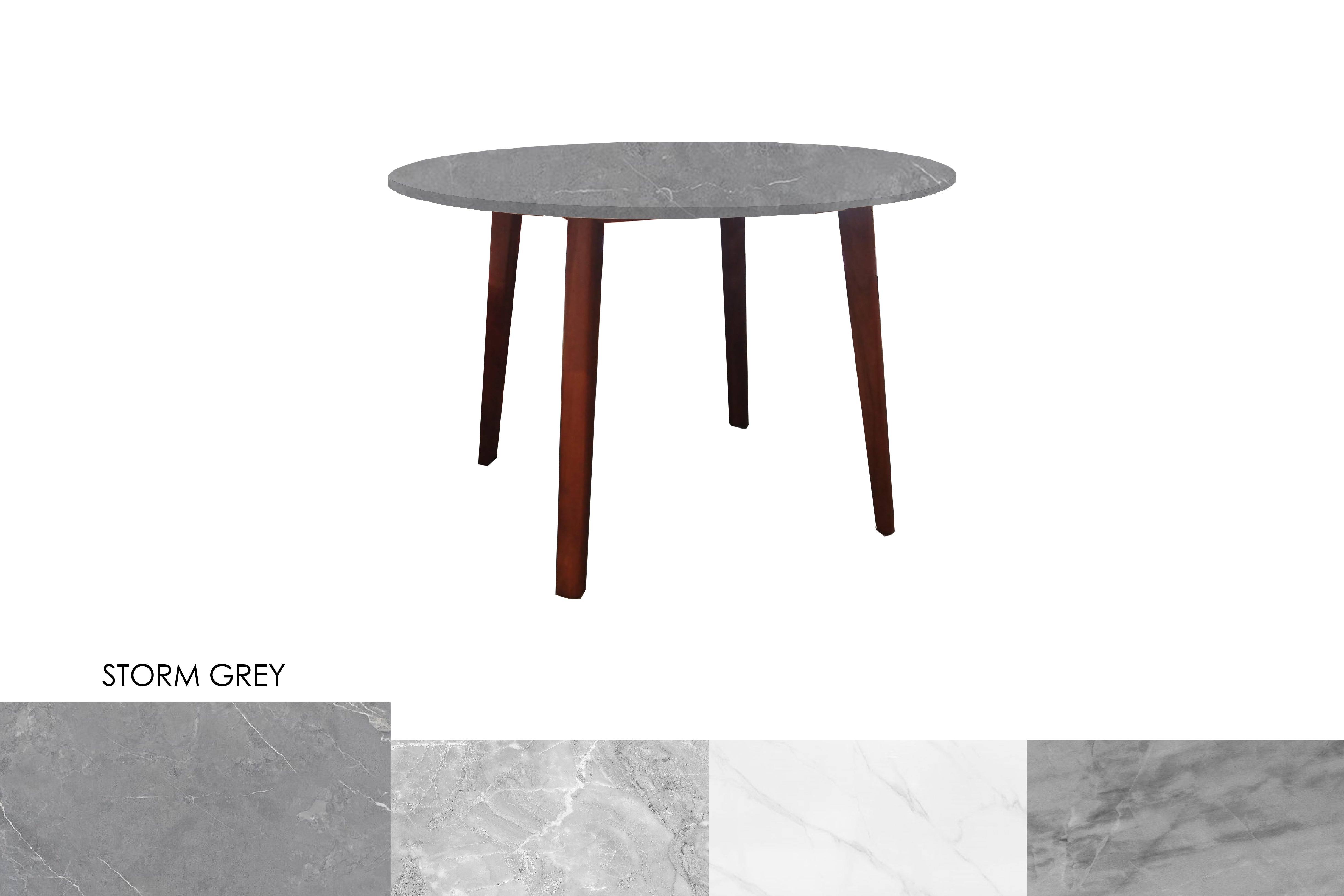 NORDSTEN 120CM SINTERED STONE ROUND DINING TABLE