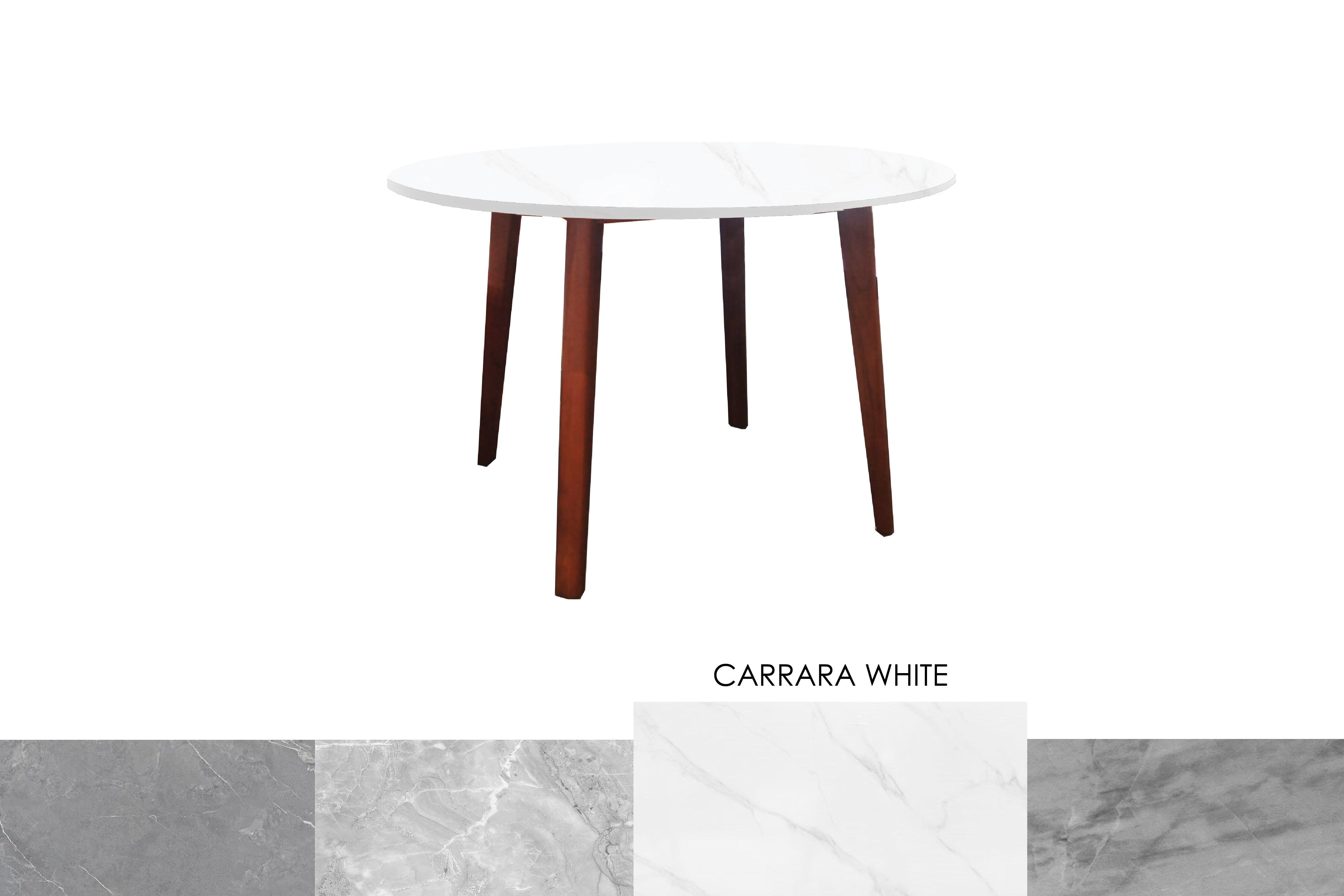 NORDSTEN 120CM SINTERED STONE ROUND DINING TABLE
