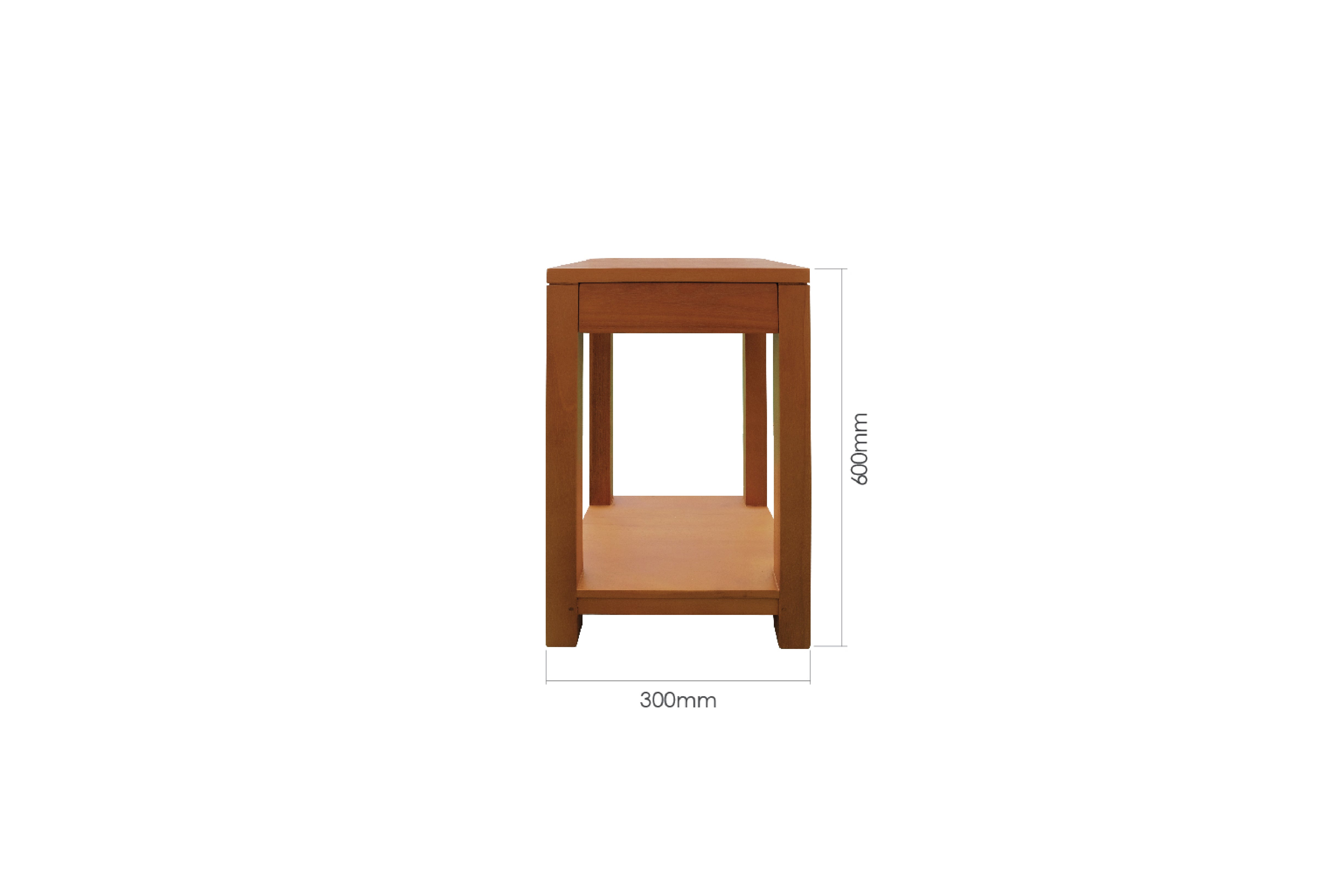 OKA DISPLAY STAND WITH DRAWER (60CM)