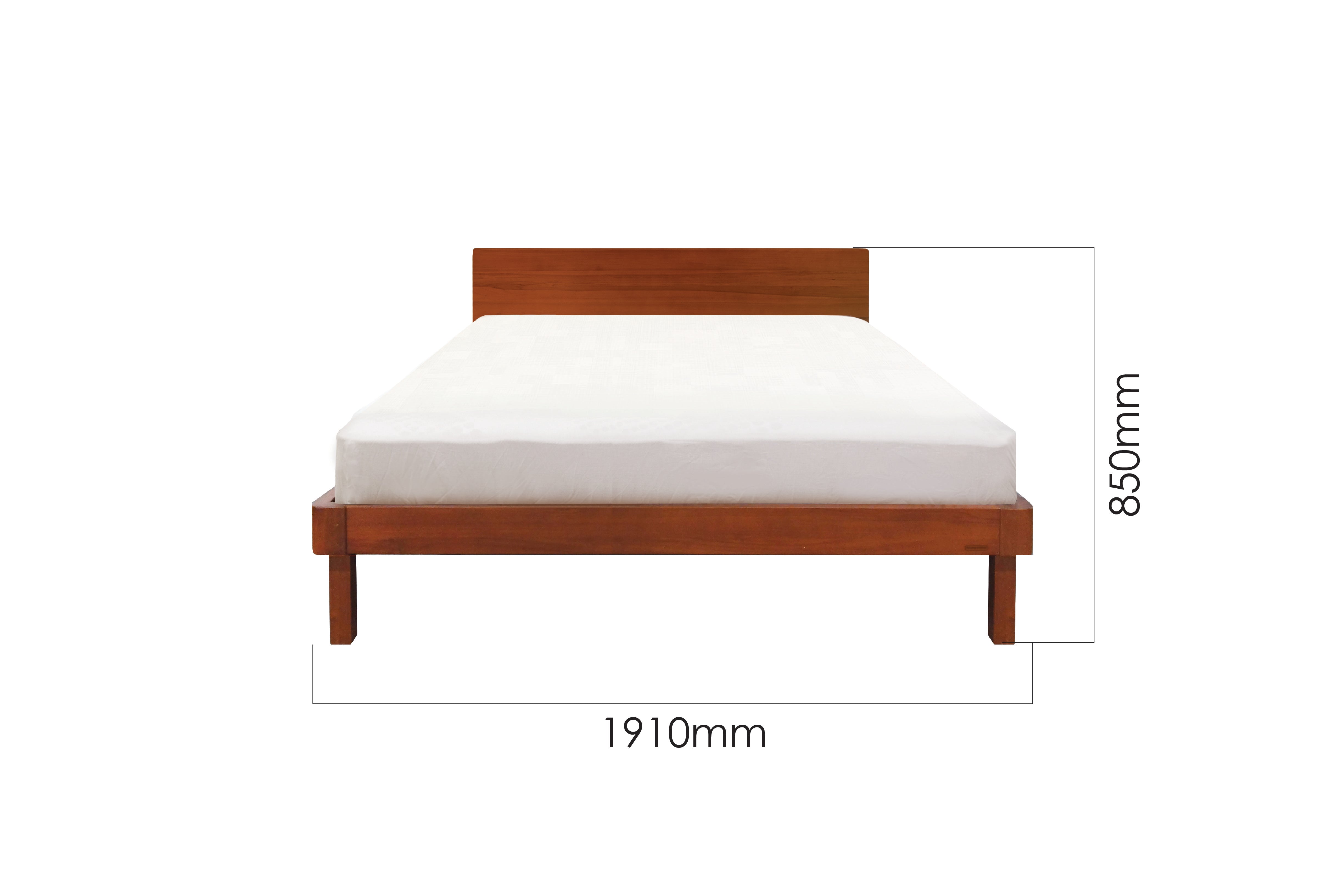 LEIKA 6FT KING BED FRAME