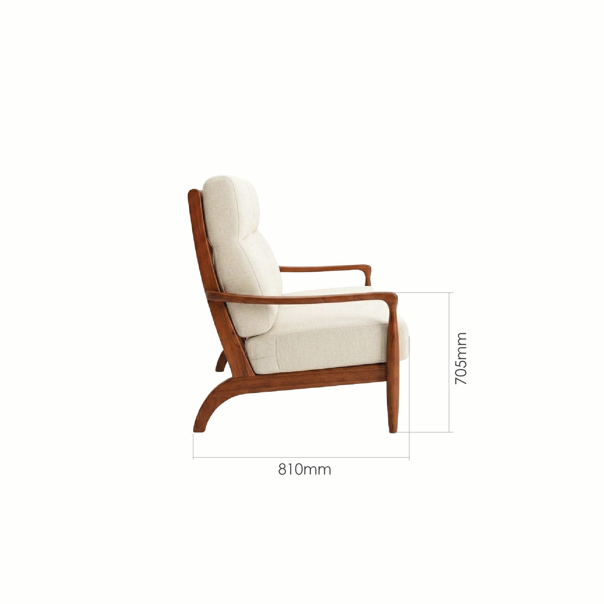 MELLA HIGH BACK SOFA 2 SEATER