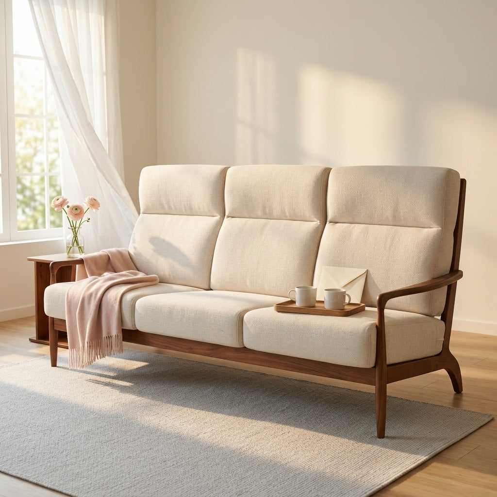MELLA HIGH BACK SOFA 3 SEATER