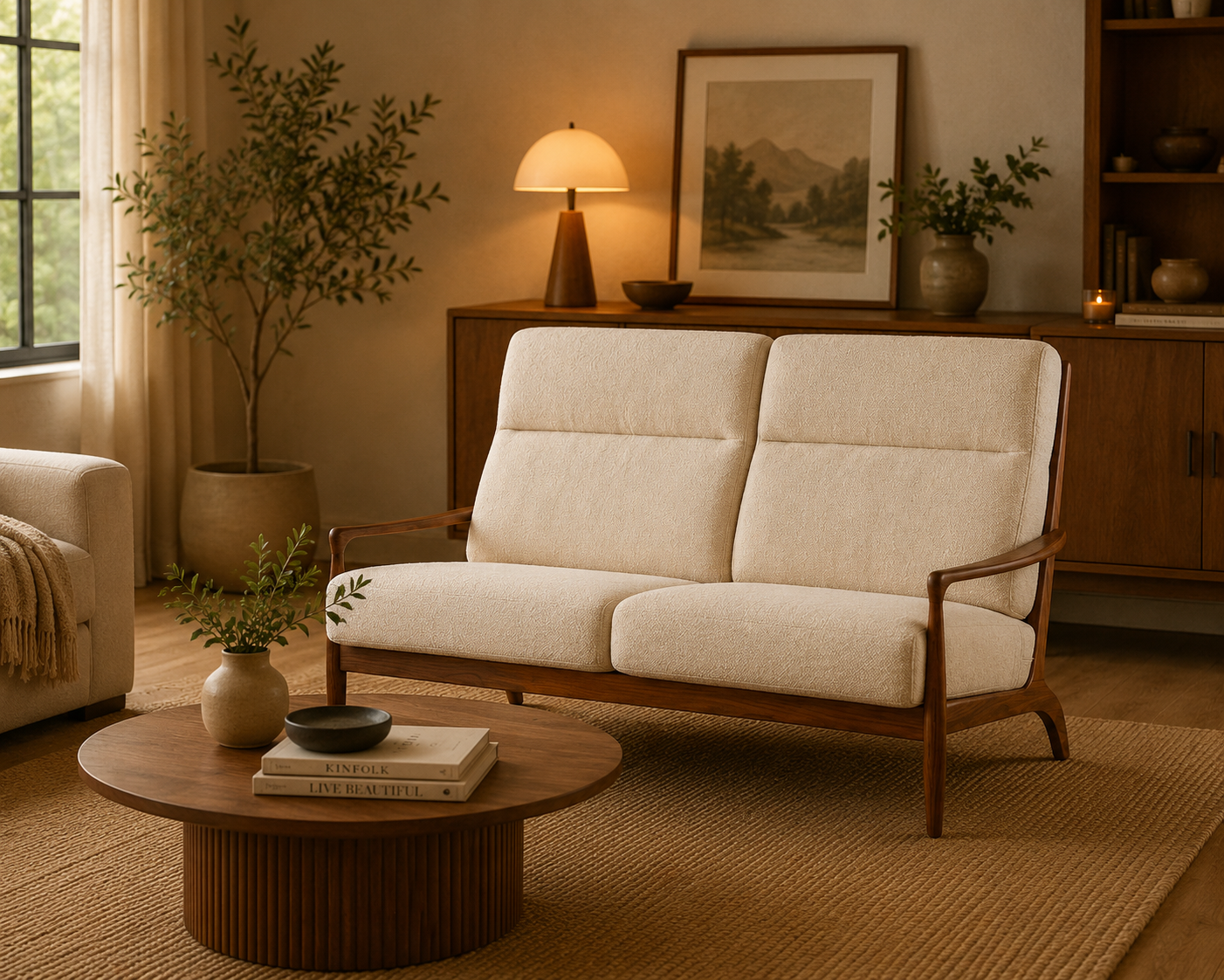 MELLA HIGH BACK SOFA 2 SEATER