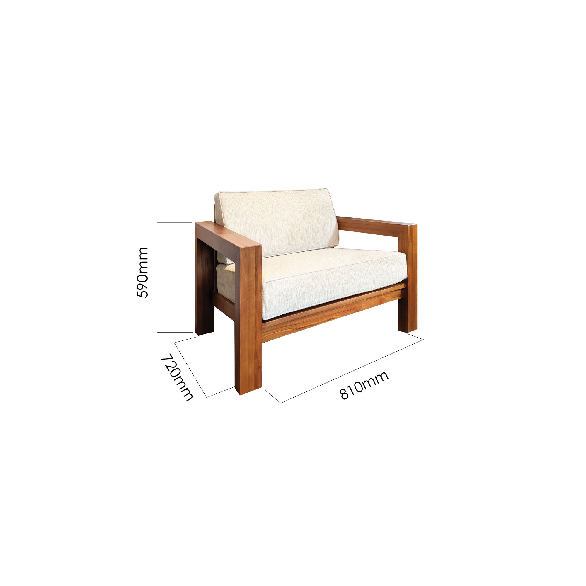 KULLAN SOFA 1 SEATER