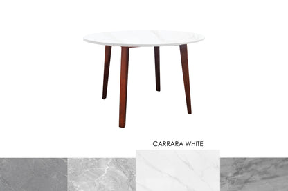NORDSTEN 120CM SINTERED STONE ROUND DINING TABLE