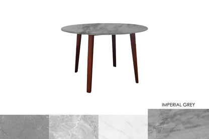 NORDSTEN 120CM SINTERED STONE ROUND DINING TABLE