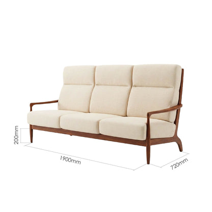 MELLA HIGH BACK SOFA 3 SEATER