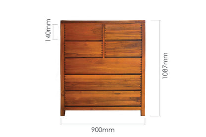 FISKE CHEST OF 7 DRAWERS